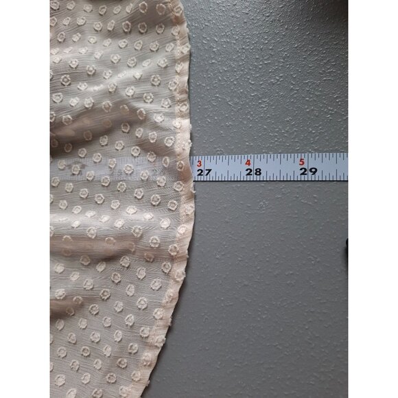 Holding Horses Womens XL Plaid Shirt Lace Back Boho Grunge Flannel Top - Picture 7 of 7